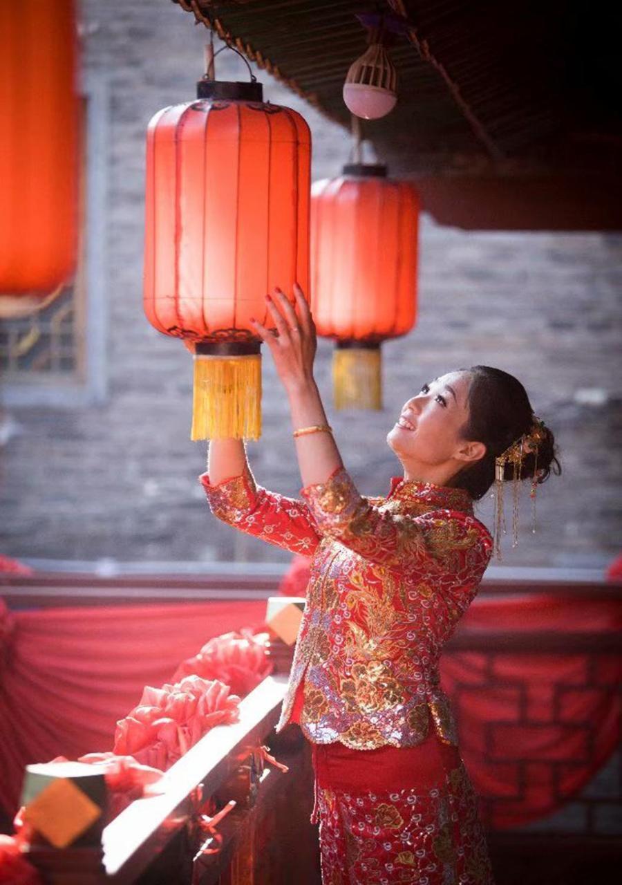 Pingyao Longyuan Inn Exteriör bild